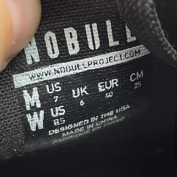Black NOBULL shoes - Picture 6 of 8